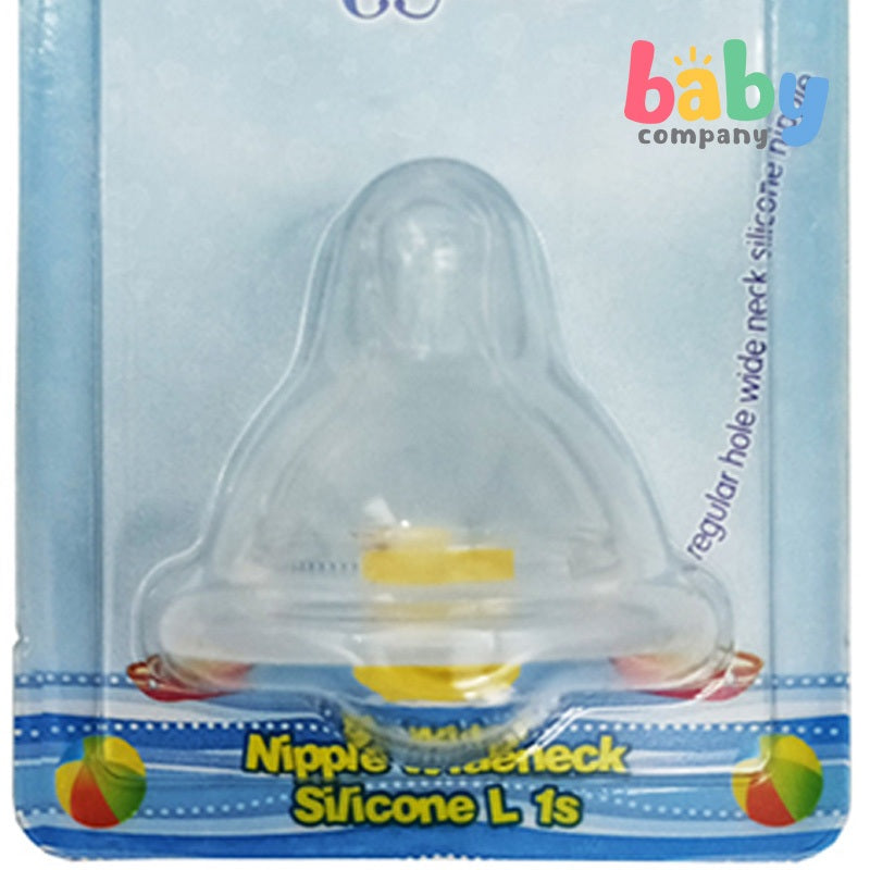 Babyflo Nipple Wideneck Silicone 1pc