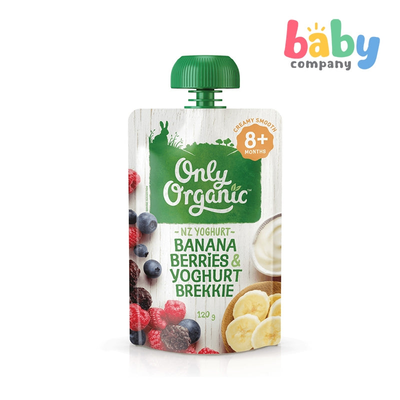 Only Organic Banana Berries & Yoghurt Brekkie (8+ mos) 120g