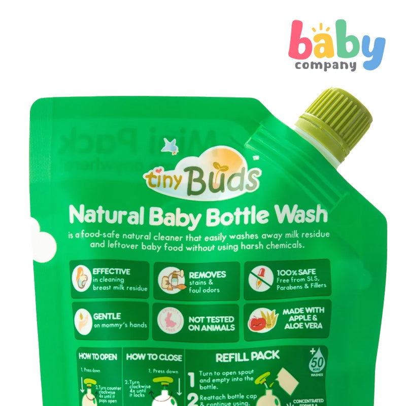 Tiny Buds Baby Bottle and Utensil Wash Refill 400ml