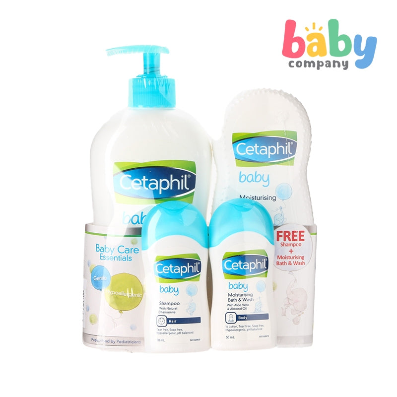 Cetaphil Baby Wash & Lotion Ultrawash Essential Value Bundle