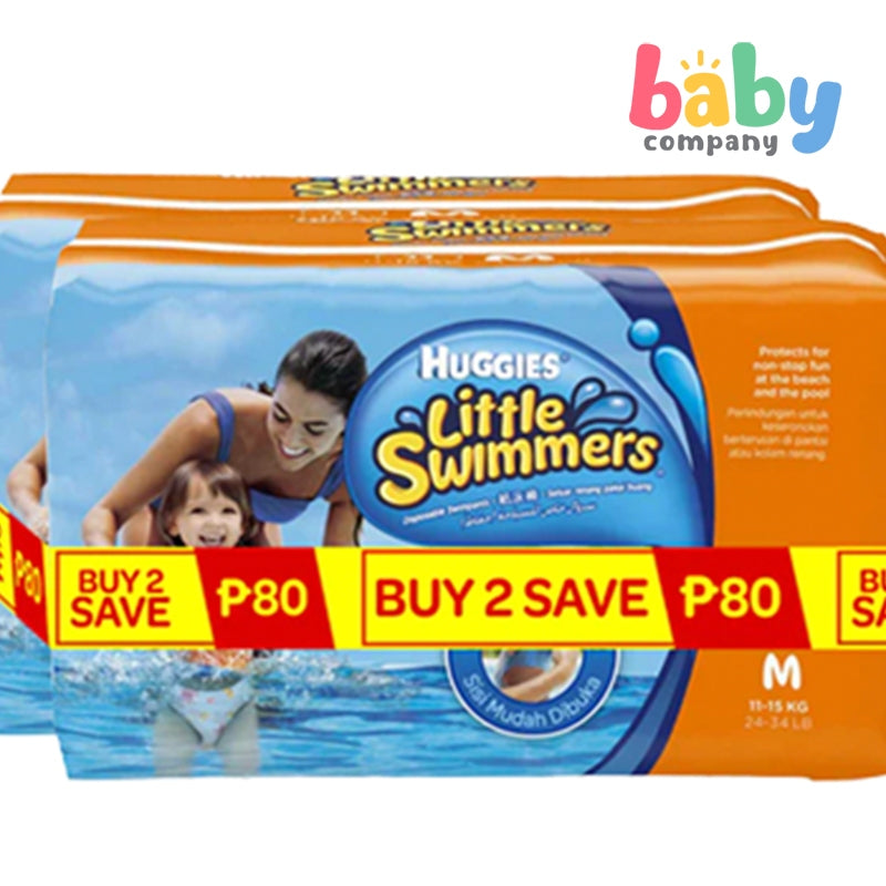 Huggies Little Swimmers Disposable Swim Diaper Pants - Medium, 11 pcs x 2 Packs