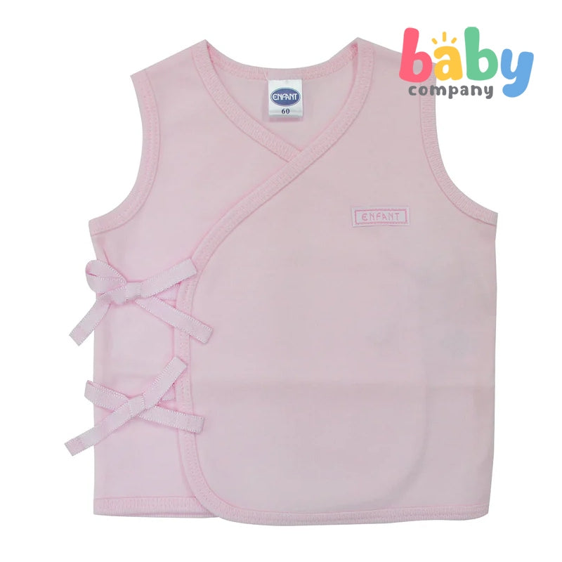 Enfant Sleeveless Tie-Side Shirt, Pink