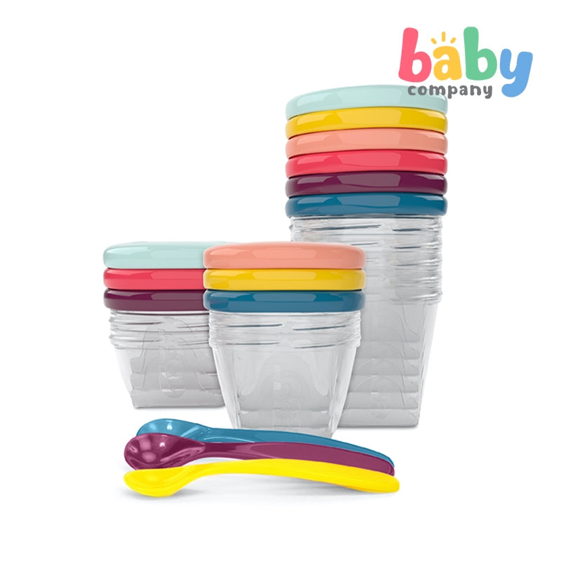 Babymoov Babybowls Multiset Airtight Food Storage Containers with Spoons