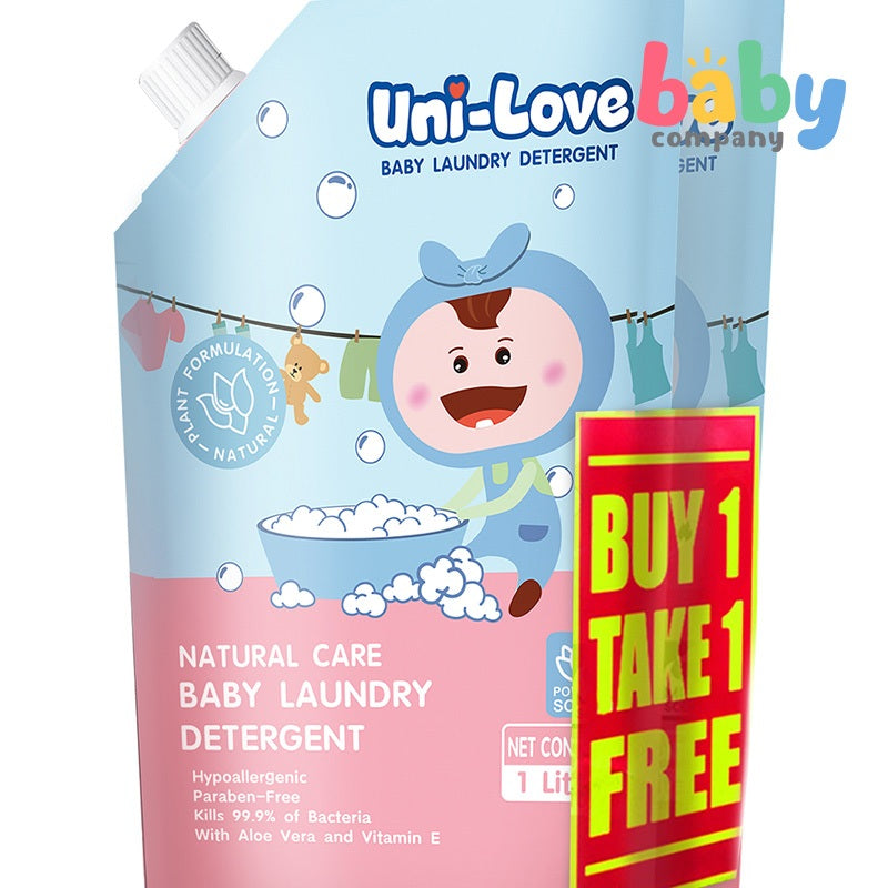 Unilove Baby Laundry Detergent 1L - Powder Scent (Buy 1 Take 1)