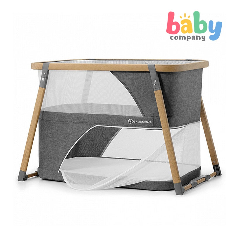 Kinderkraft Sofi Travel Cot - Grey