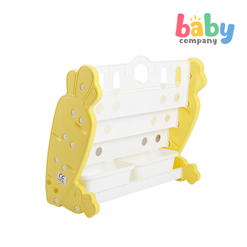 Baby Company Storage Bookshelf & Bin - Yellow