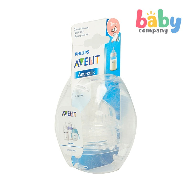 Philips Avent 2-Piece Classic Variable Flow Teat