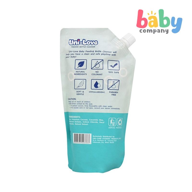 Unilove Bottle Cleanser 500 ml Pouch (Buy 1 Take 1)