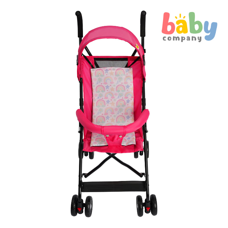 Baby Company Umbrella Stroller Pink Rainbow