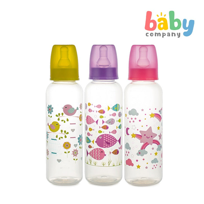 Coral Babies Feeding Bottles - 12oz, Pack of 3