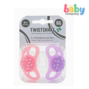 Twistshake Pacifier 6+m 2pc/pk Pastel Pink Purple