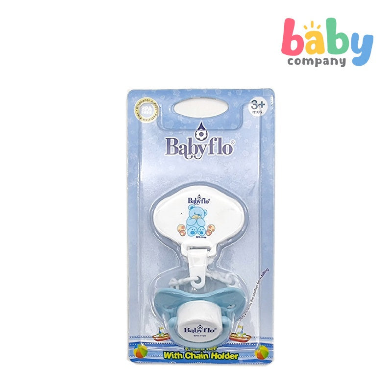 Bioflo Pacifier Babyflo Pacifier with Chain Holder – Baby Company