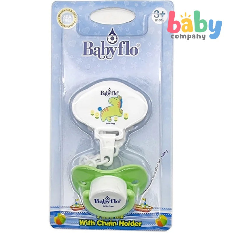 Babyflo Pacifier with Chain Holder