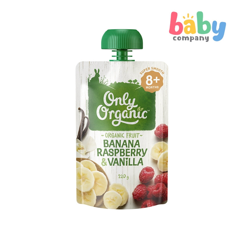 Only Organic - Banana, Raspberry & Vanilla (8+ mos)