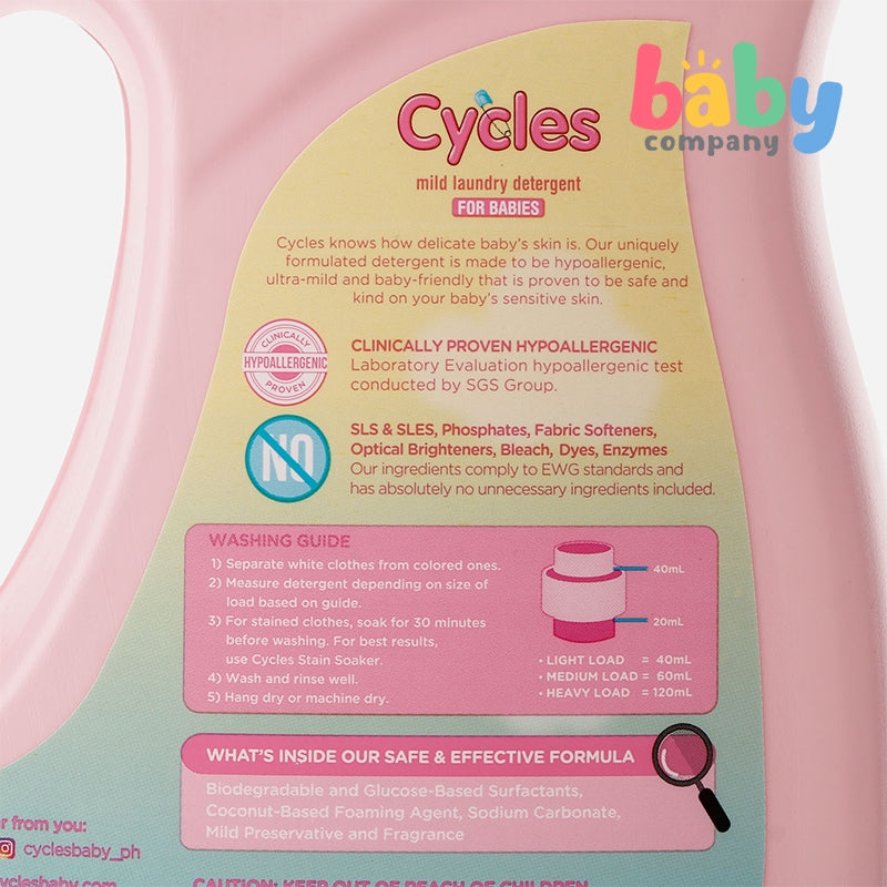 Cycles Liquid Laundry Detergent 1.5L