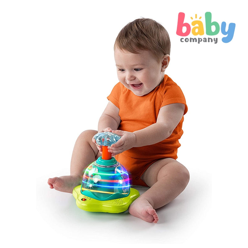 Bright Starts Press & Glow Spinner Toy