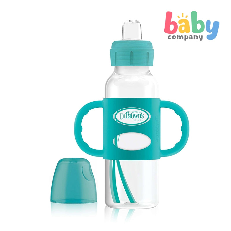 Dr. Brown's Narrow-Neck Sippy Bottle with Silicone Handles 250ml