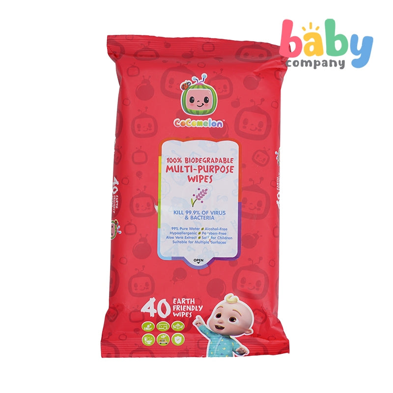 Cocomelon Multi-purpose Wipes - 40 sheets