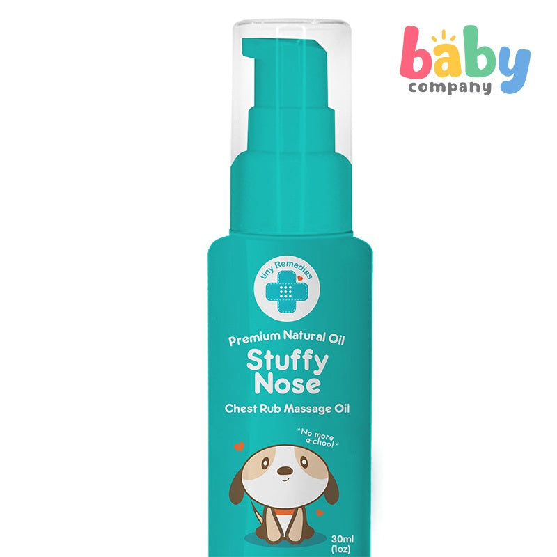 Tiny Buds Stuffy Nose Natural Chest Rub Oil 30ml