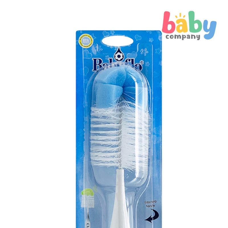 Babyflo Bottle & Nipple Brush with Suction