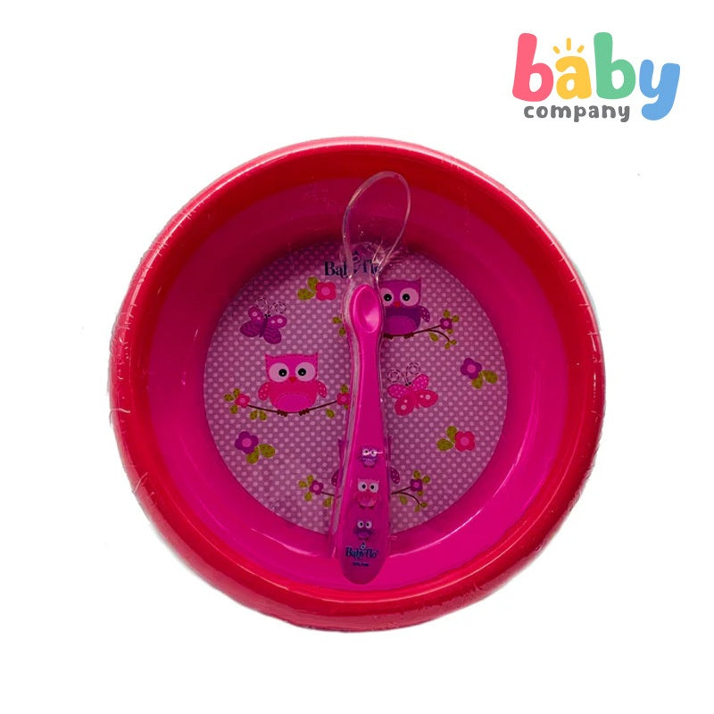 Babyflo Plate with Silicone Spoon