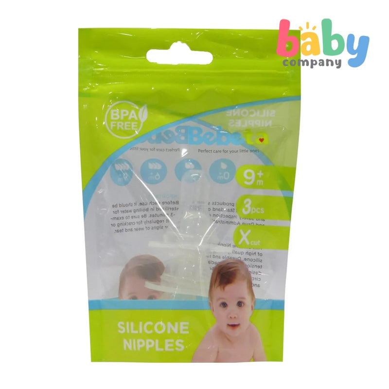 Bebeta Nipple Regular Neck Food Grade Liquid Silicone