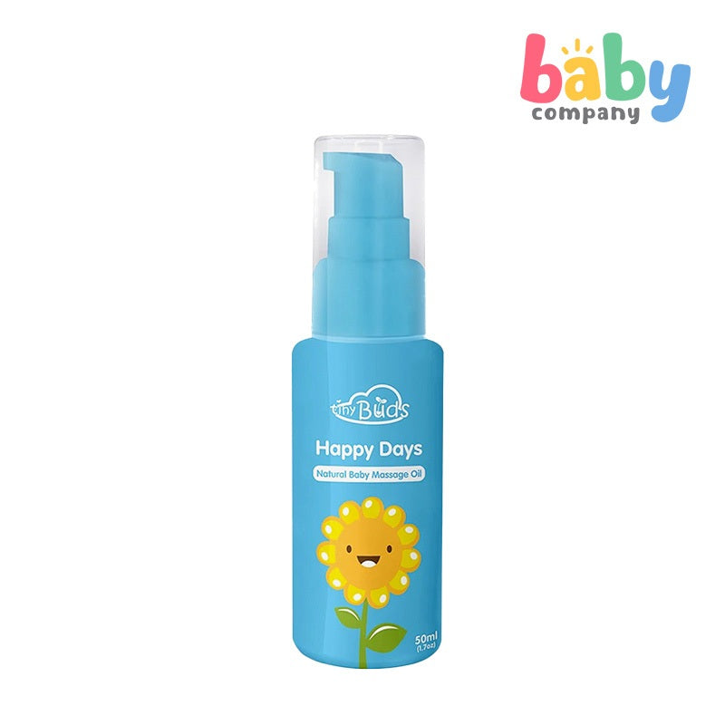 Tiny Buds Happy Days Natural Baby Massage Oil 50ml