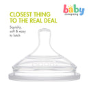 Boon 3-Pack Nursh Silicone Nipples - Medium Flow