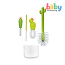 Boon Cacti Bottle Cleaning System - Set of 4 Brushes With Vase