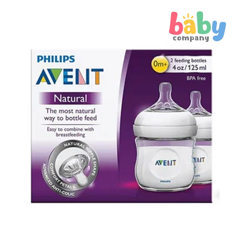 Philips Avent Natural Bottle 4oz Twin Pack