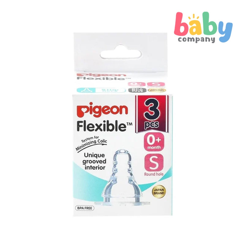 Pigeon 3-pack Flexible Nipples