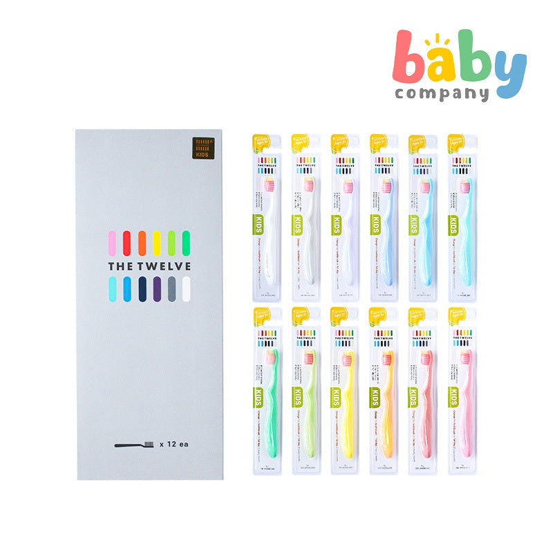 The Twelve Kids Toothbrush in Pastel Color - 12 pcs