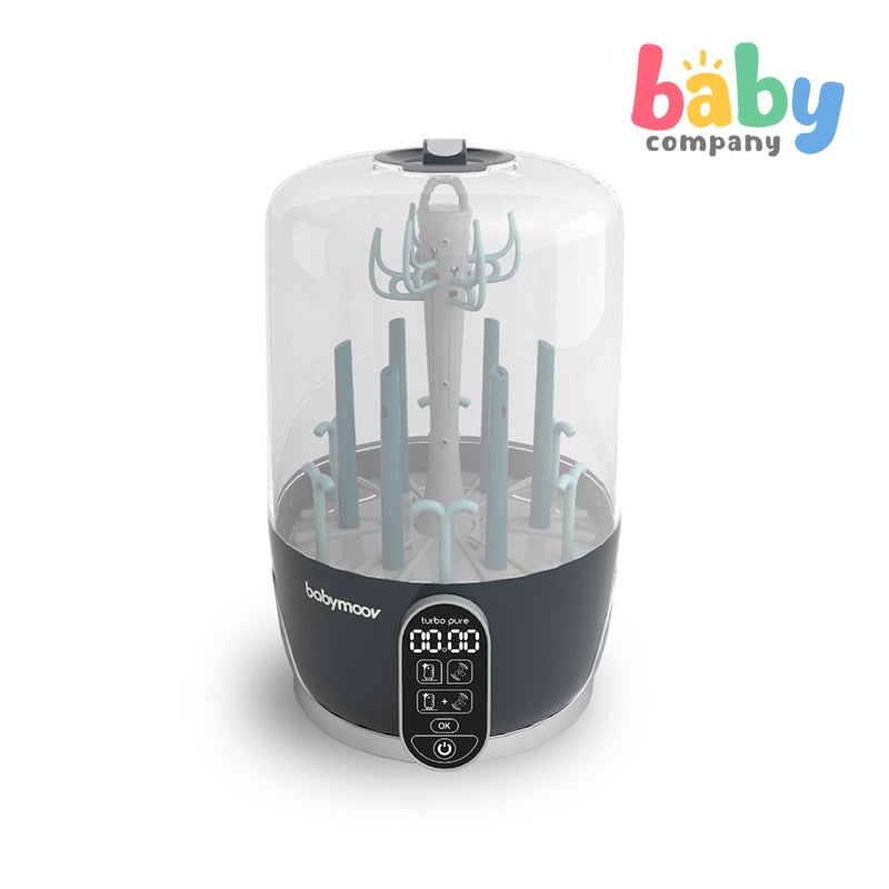 Babymoov Turbo Pure Sterilizer and Baby Bottle Dryer with HEPA Filter Technology