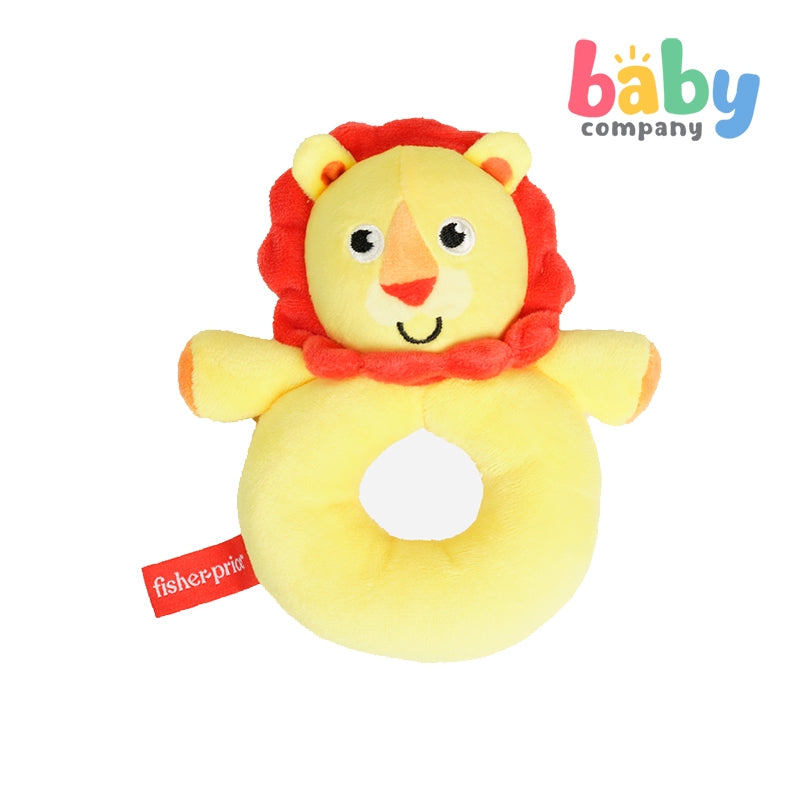 Fisher-Price Baby Rattle Plush Toy - Lion