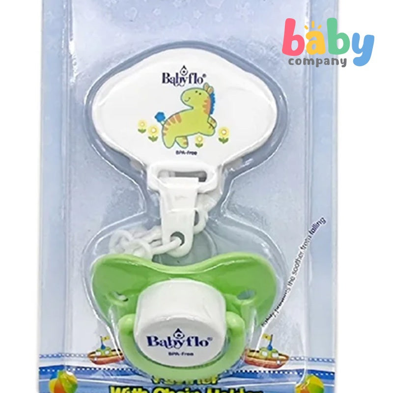 Babyflo Pacifier with Chain Holder