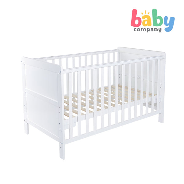 Cuddlebug Fontana 2in1 Convertible Crib White - Main Image