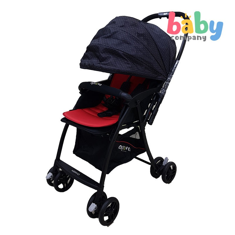 Apruva Keiryo Reversible Stroller Black/Red