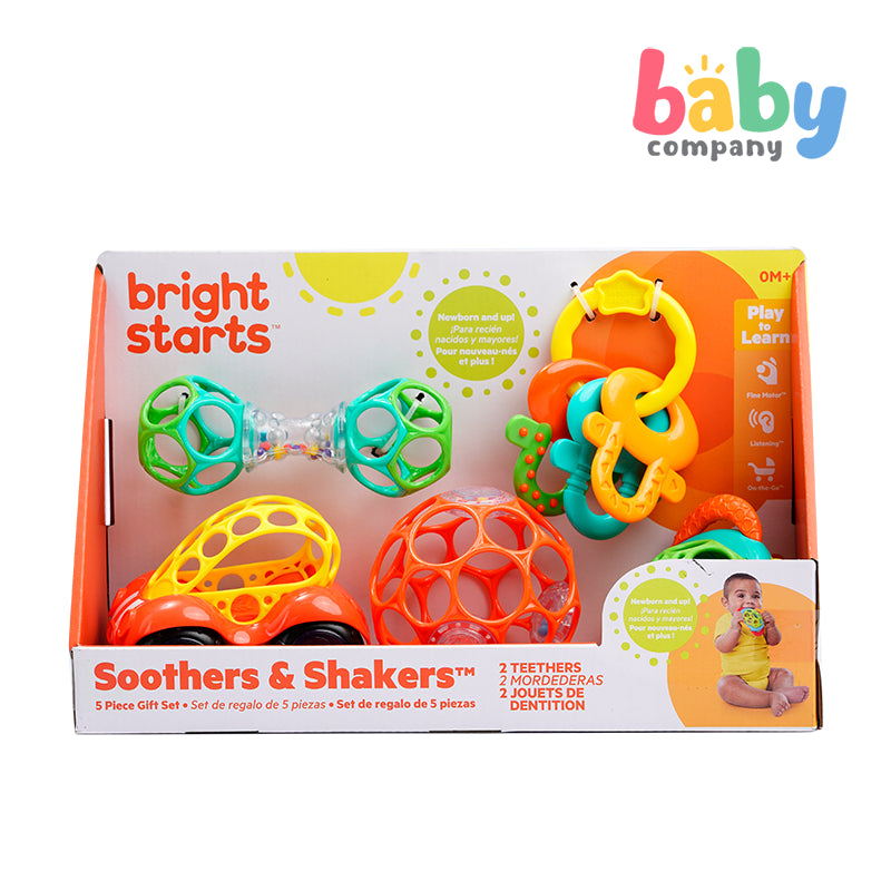 Kids II Bright Starts Soothers and Shakers 5-Piece Gift Set – Baby Company