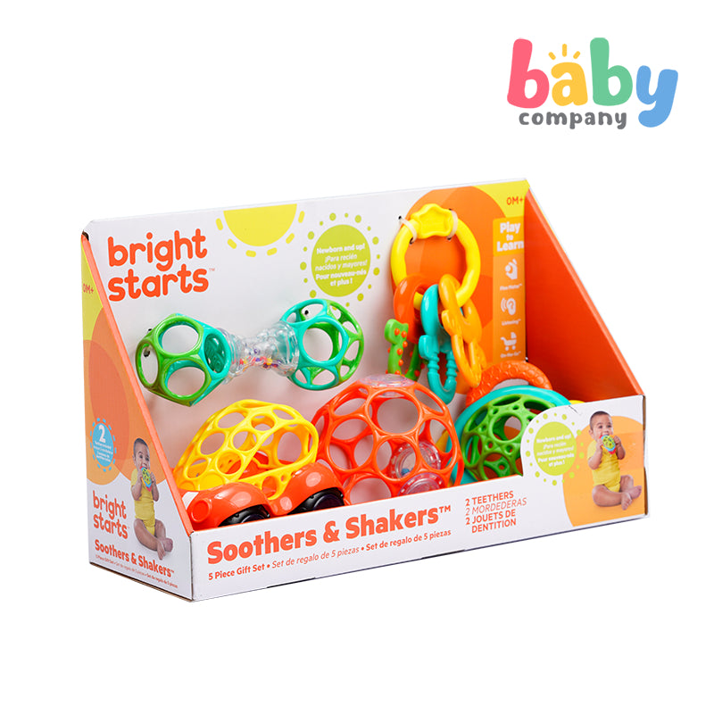 Bright Starts Soothers and Shakers 5-Piece Gift Set