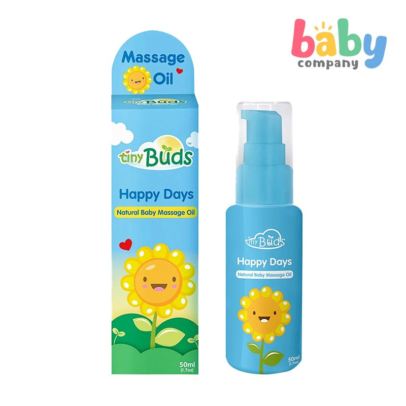 Tiny Buds Happy Days Natural Baby Massage Oil 50ml