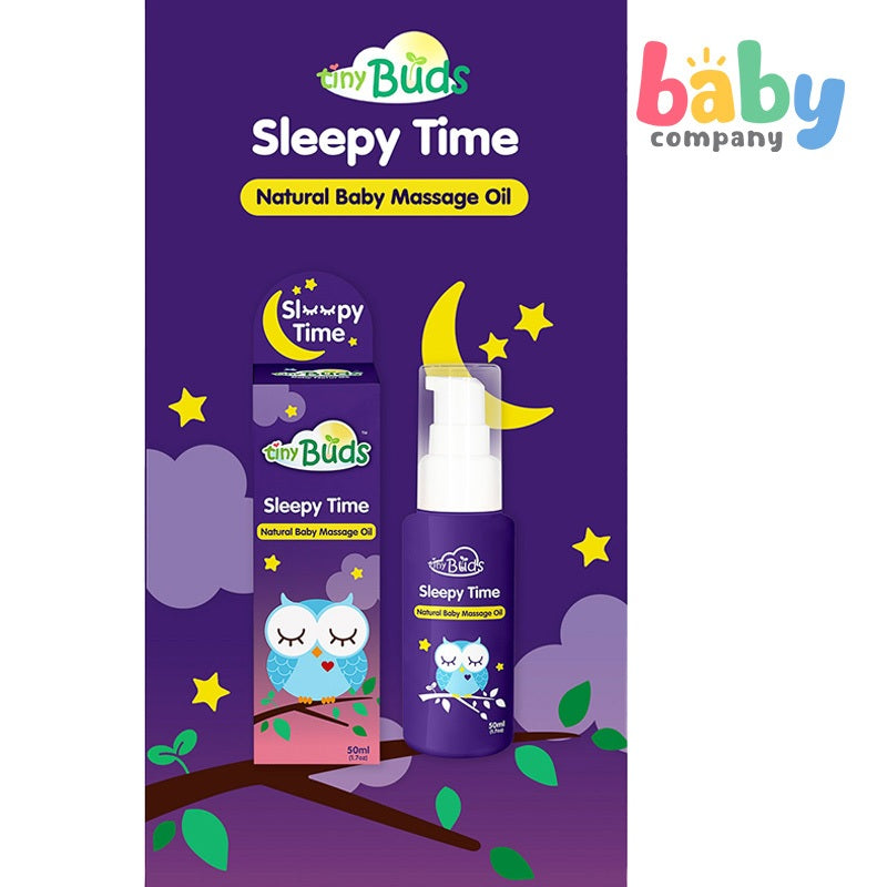 Tiny Buds Sleepy Time Natural Baby Massage Oil 50ml