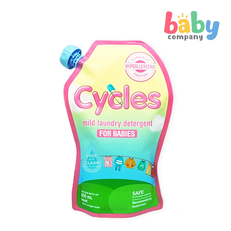 Cycles Liquid Laundry Detergent Refill Pack 800ml