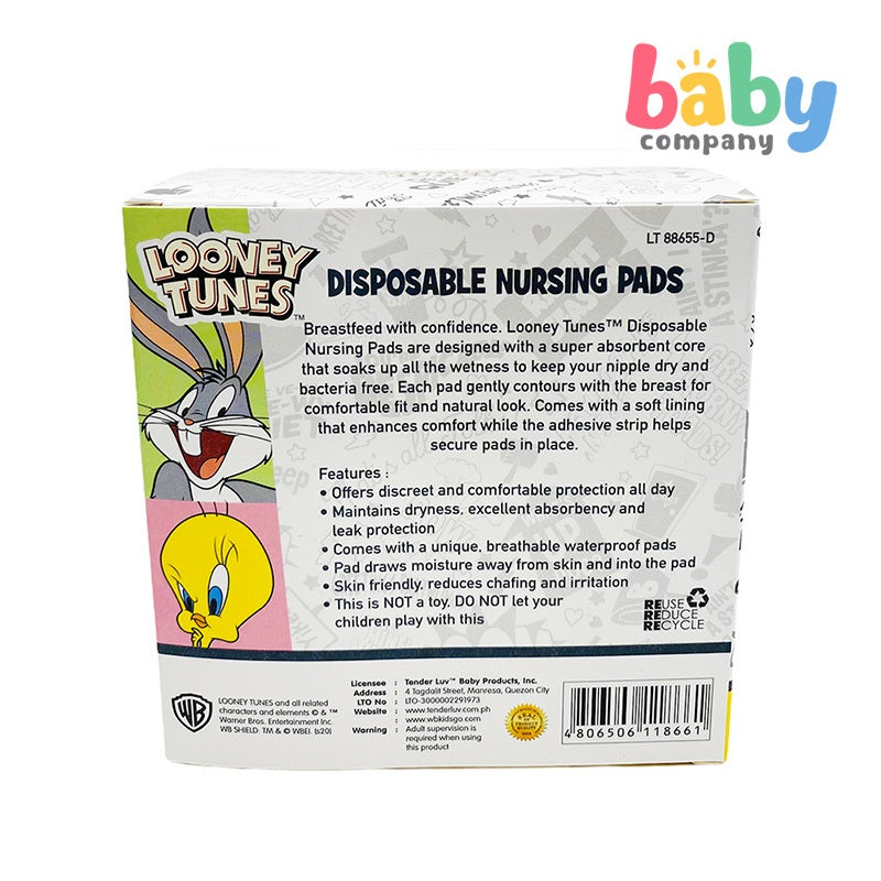 Looney Tunes Disposable Nursing Pads - 24pcs