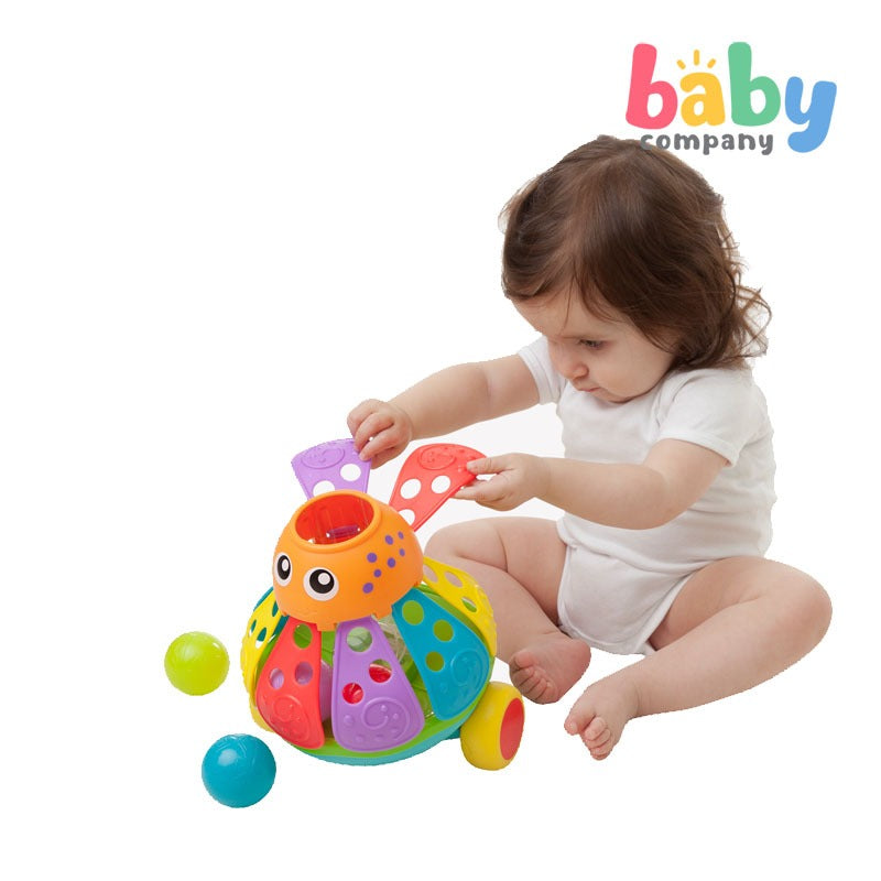 Playgro Push Along Ball Popping Octopus