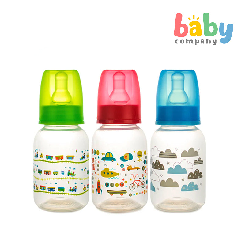 Coral Babies Feeding Bottles - 4oz, Pack of 3