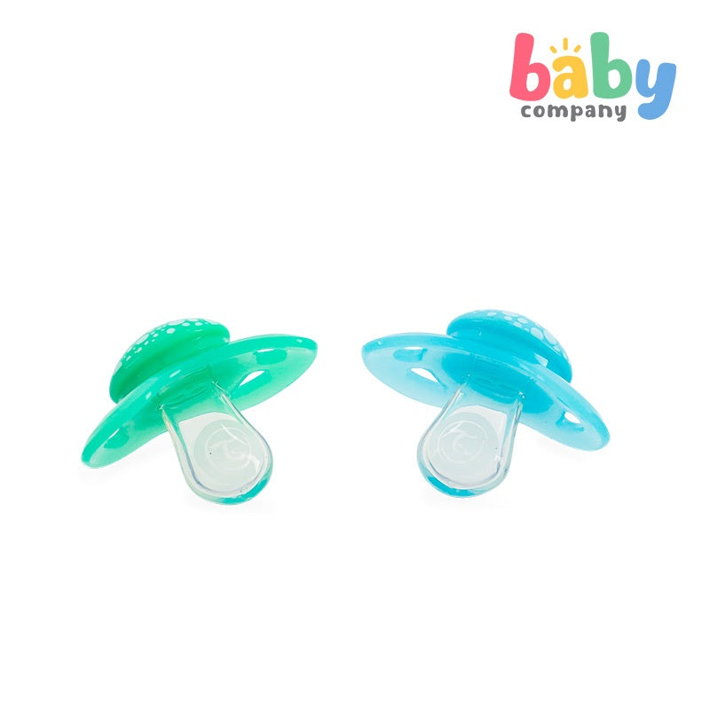 Twistshake Pacifier 0-6m 2pc/pk Pastel Blue Green