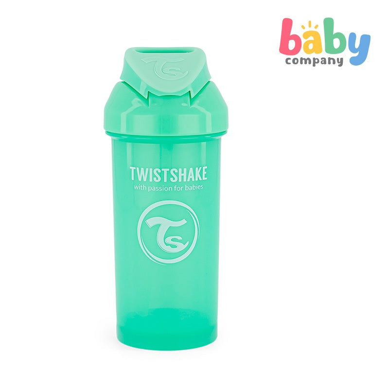 Twistshake Straw Cup 360ml 6+m - Pastel Green