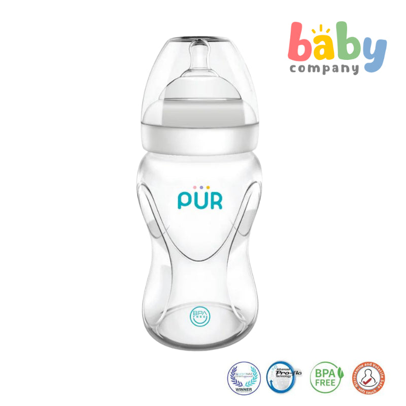 Pur Baby 8oz Advanced Plus Wide Neck Feeding Bottle - Pack of 1