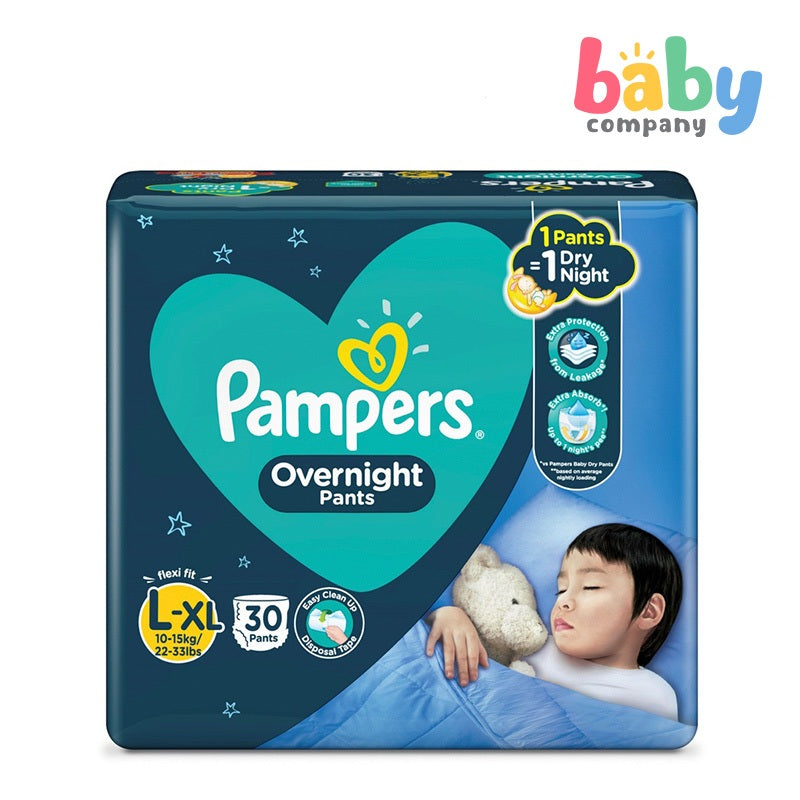 Pampers Overnight Pants Diapers Large - XL, 30 Pads