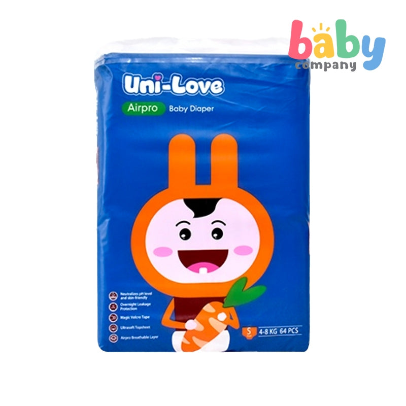 Uni-Love Airpro Baby Diaper Big Pack 64s (Small)